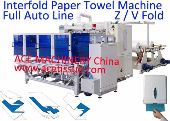 Full Automatic Paper Towel Machine With Auto Transfer To Hand Towel Log Saw