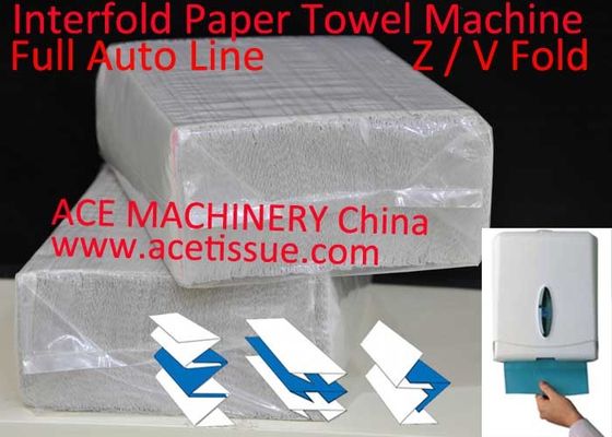 Full Automatic Paper Towel Machine With Auto Transfer To Hand Towel Log Saw