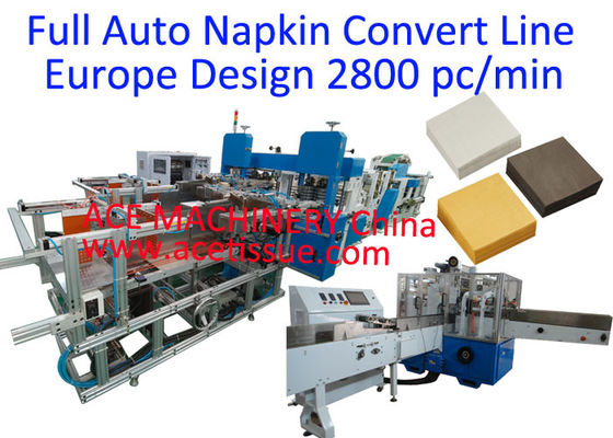 30x30cm Table Napkin Machine Full Automatic Line For Paper Napkin