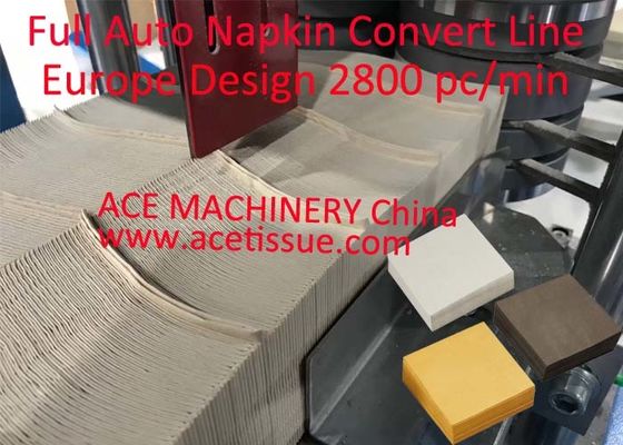30x30cm Table Napkin Machine Full Automatic Line For Paper Napkin